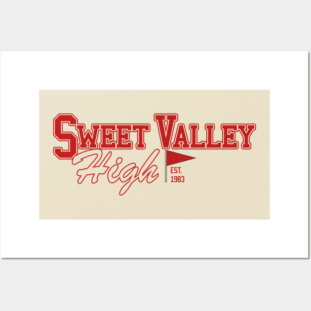 Sweet Valley High Wall Art by Nazonian